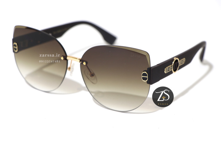 عینک آفتابی زنانه فریم لس دیور Dior کد D24916