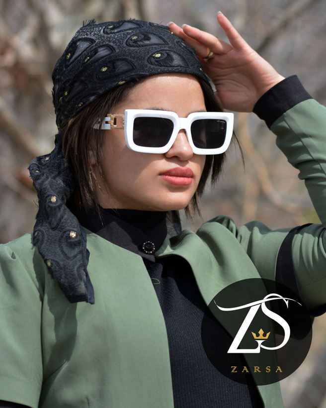 عینک آفتابی اسپرت زنانه و مردانه آف وایت LH108 off white