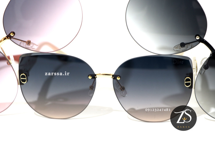عینک آفتابی زنانه فریم لس دیور Dior کد D24916