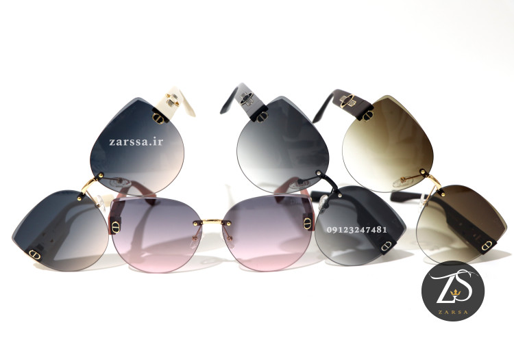 عینک آفتابی زنانه فریم لس دیور Dior کد D24916